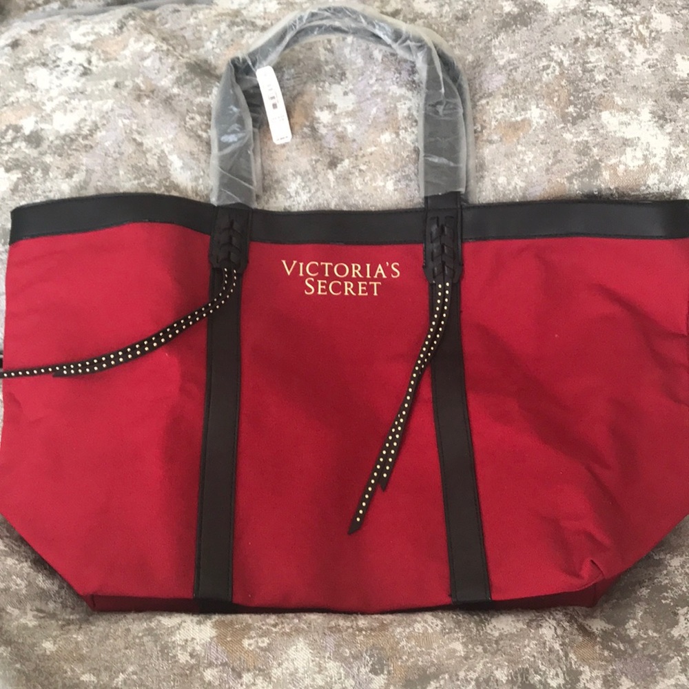 NWT Victoria Secret Large Red tote
